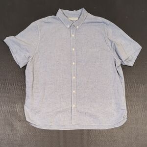 Men's Blue Short Sleeve Shirt
